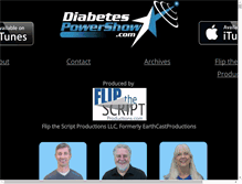 Tablet Screenshot of diabetespowershow.com